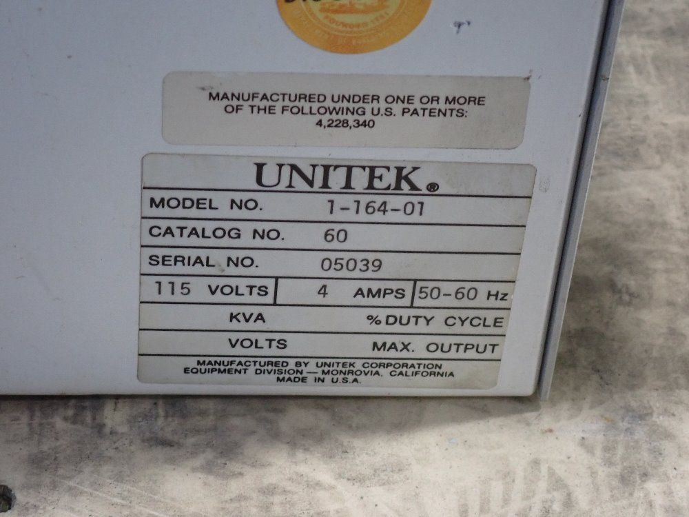 Unitek 57 Kva Dc Resistance Welding System - 1-264-02