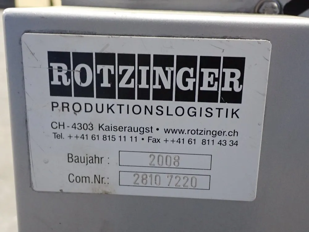 Rotzinger Powered Belt Conveyor