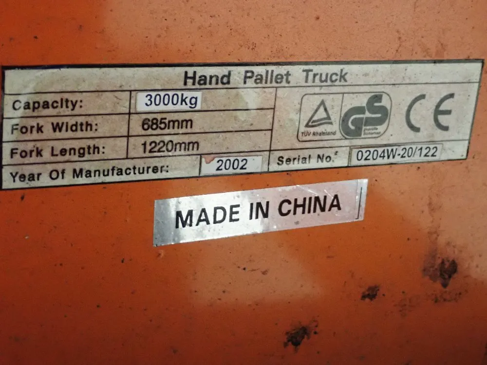 Tuv 6600lbs Pallet Jack