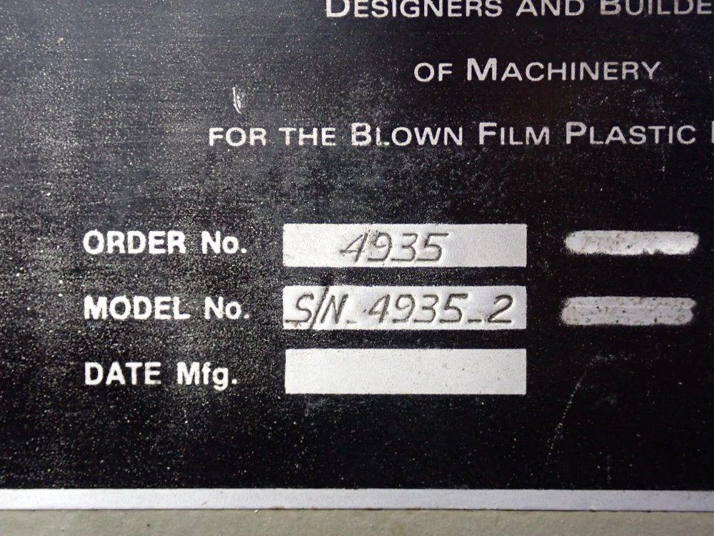 Filmaster Plate Bending Roll - 4935-2