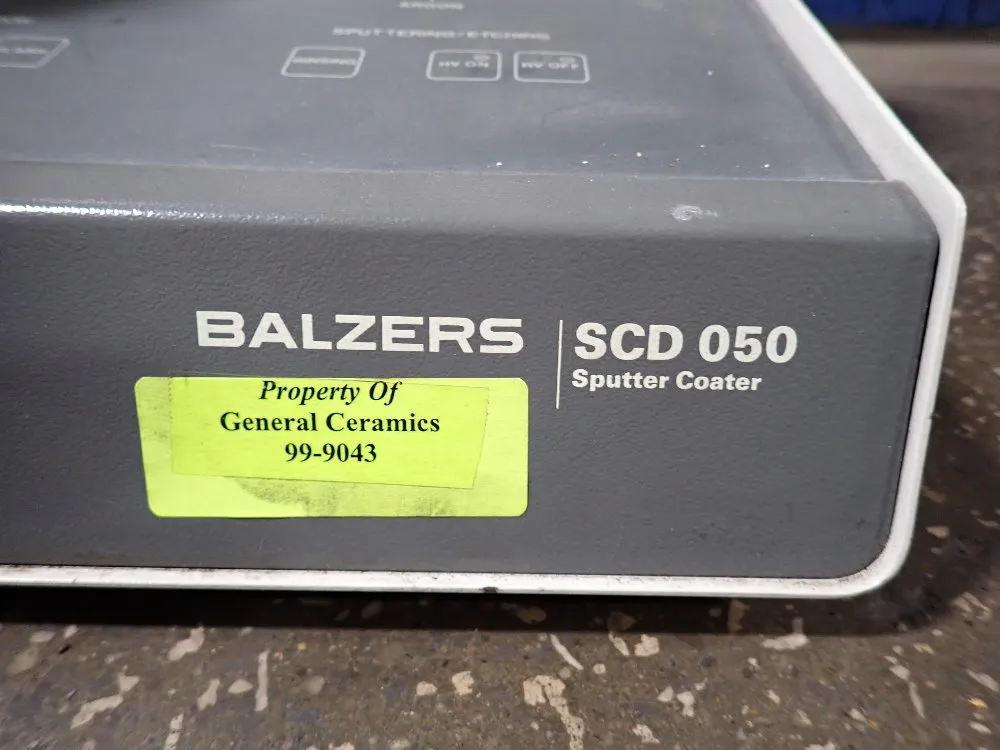 Balzers Sputter Coater - Scd050