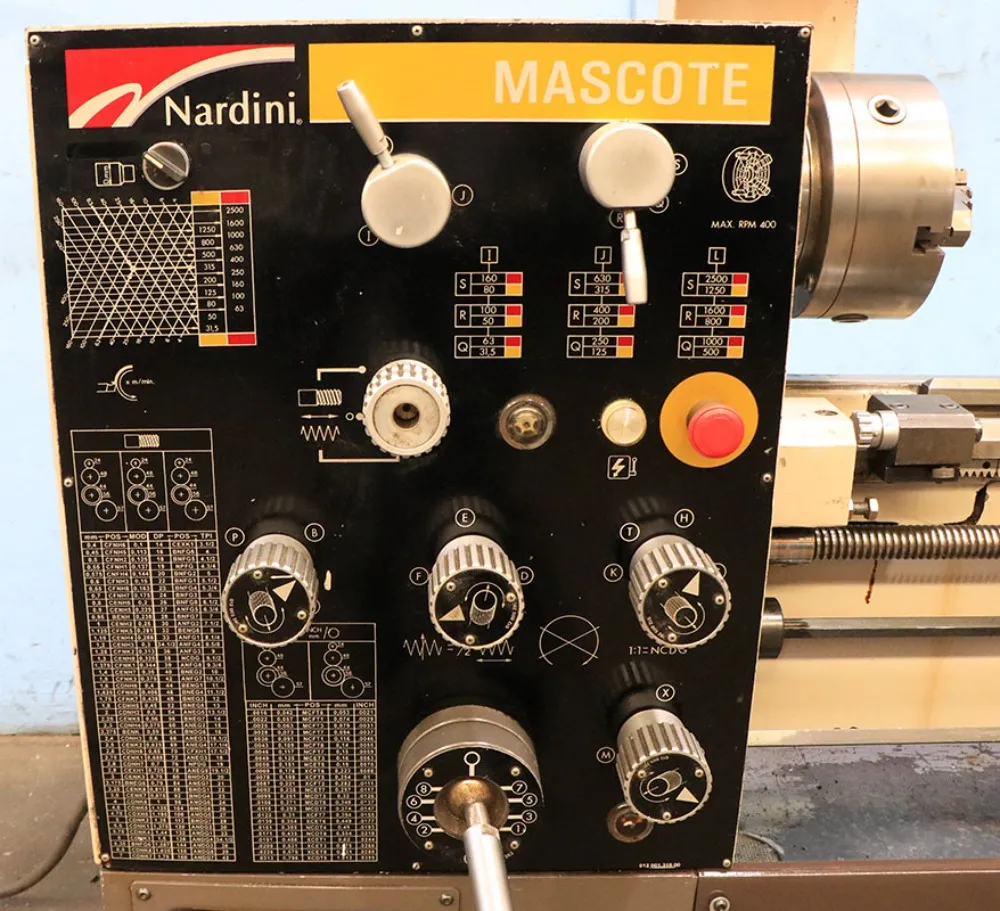 Nardini 14"/19" X 40" Gap Bed Lathe - Ms1440