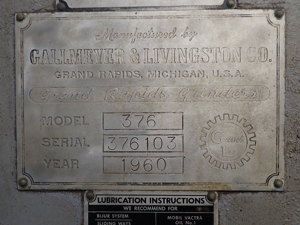 Gallmeyer  Livingston Surface Grinder