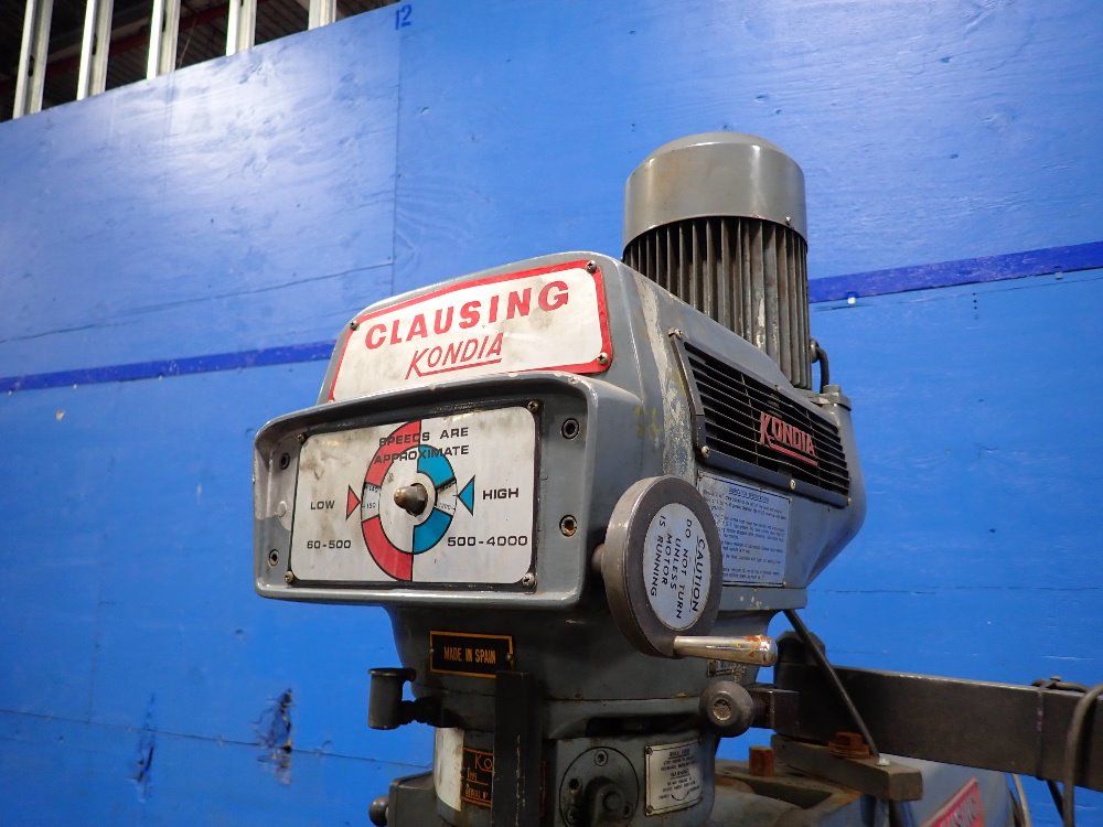 Clausing/kondia 48" X 9" Cnc Vertical Mill - Fv-1