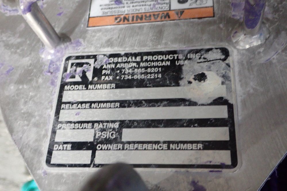 Rosedale Products Filter - 6-12-3p73-150-s316vn