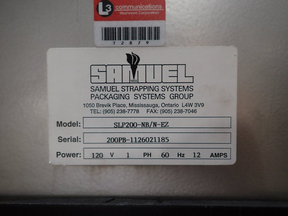 Samuel Strapping Systems Stretch Wrapper - Slp200-nb/n-ez