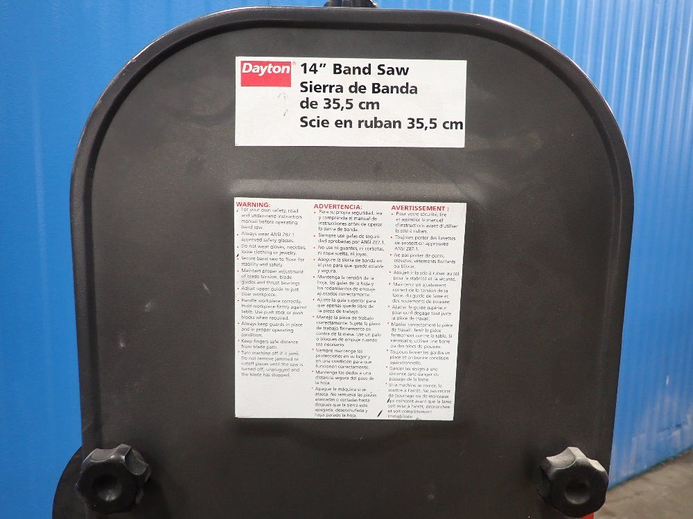 Dayton 14" Band Saw - 1fyx1a