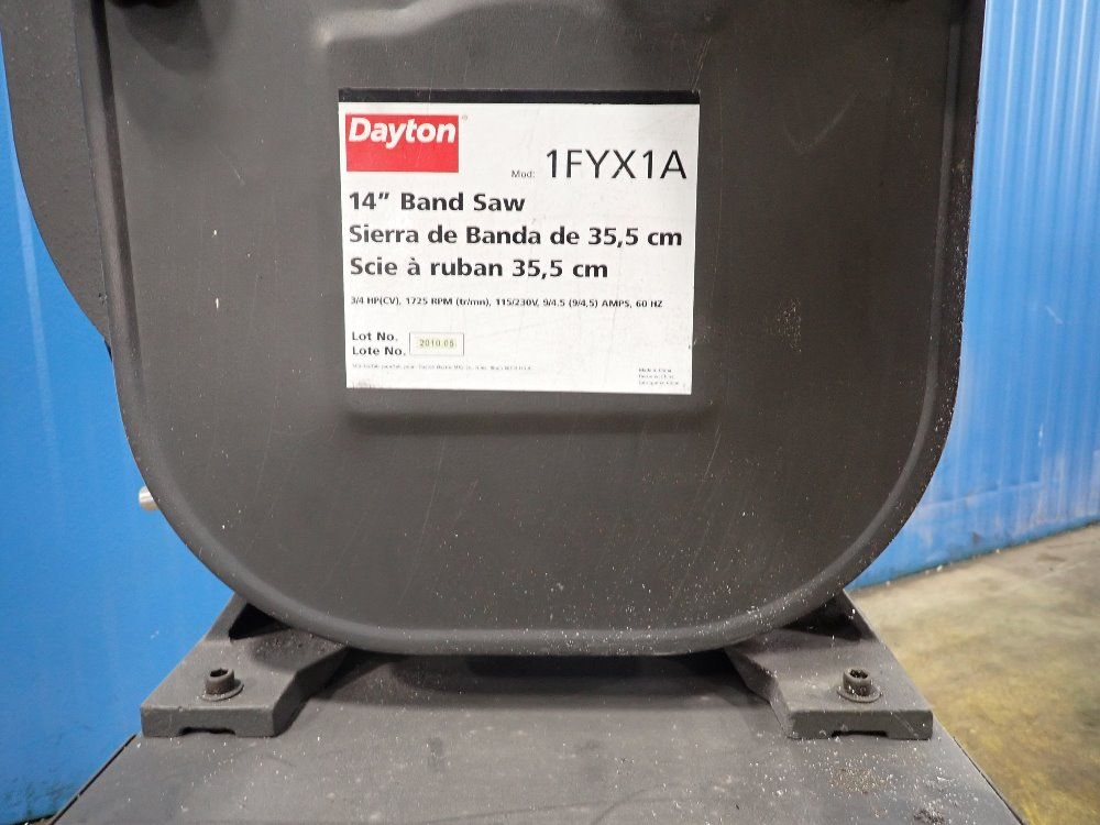 Dayton 14" Band Saw - 1fyx1a