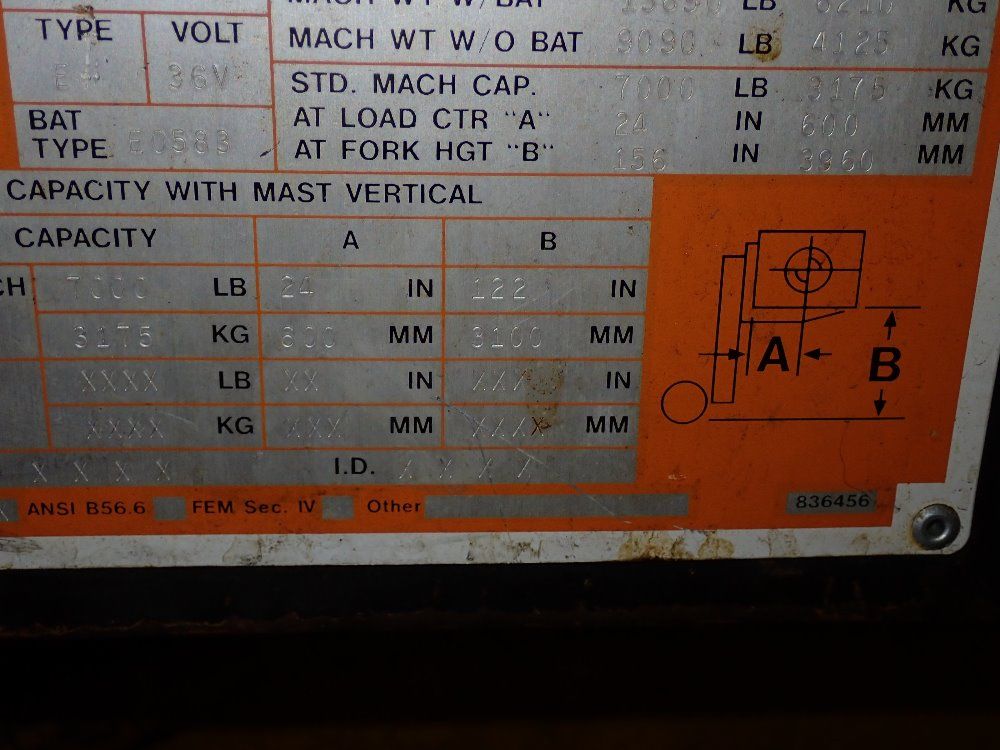 Caterpillar 7000 Lbs Electric Forklift - M70