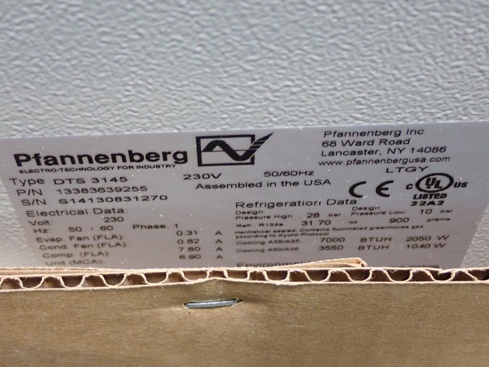 Pfannenberg Side Mounting Ac Unit - Dts 3145
