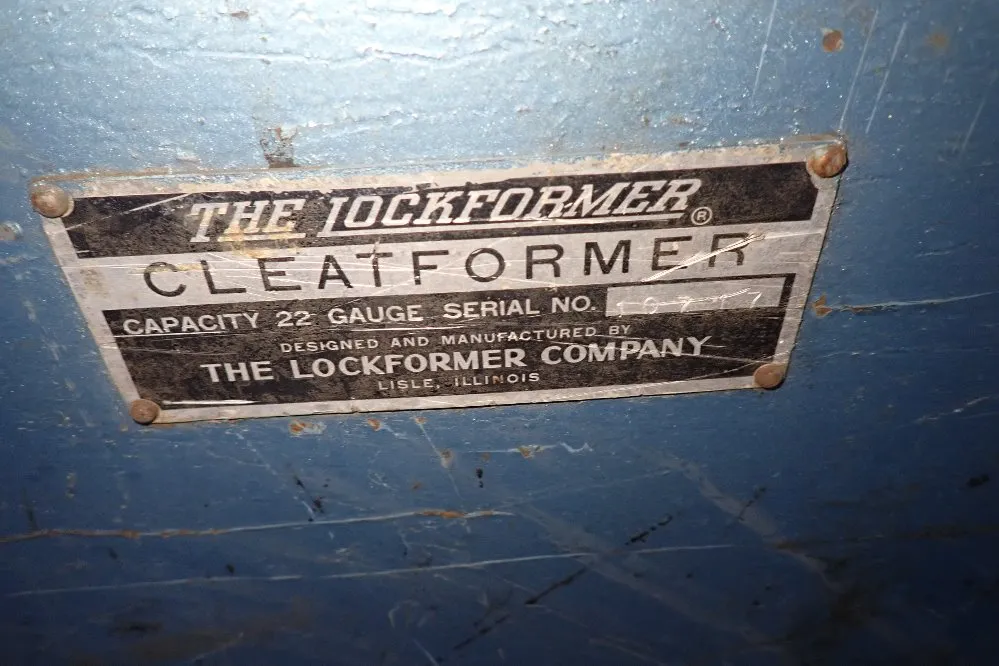 Lock Former 9 Stations X 20ga Roll Former