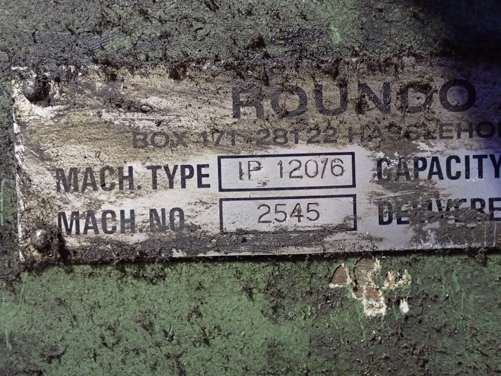 Roundo Ab 72" X 10 Ga Plate Bending Roll - Ip 120/6