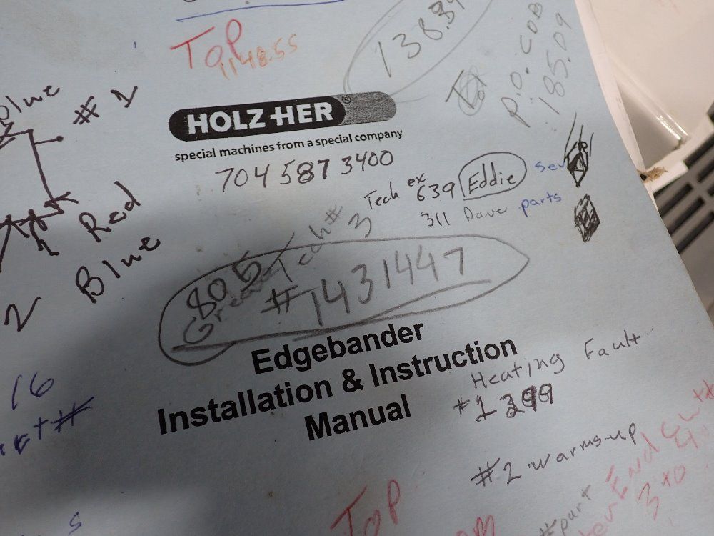 Holzher 6-8 Bar Edge Banding Machine - Sprint 1416