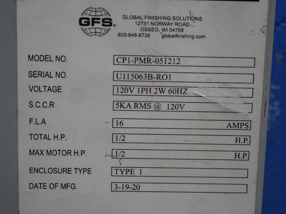 Gfs Enclosed Control Panel - Cpi-pmr-051212