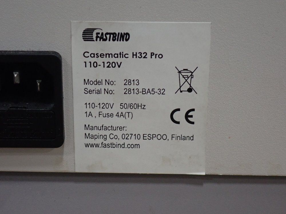 Fastbind 120v Casematic Pro H32 Pro - 2813