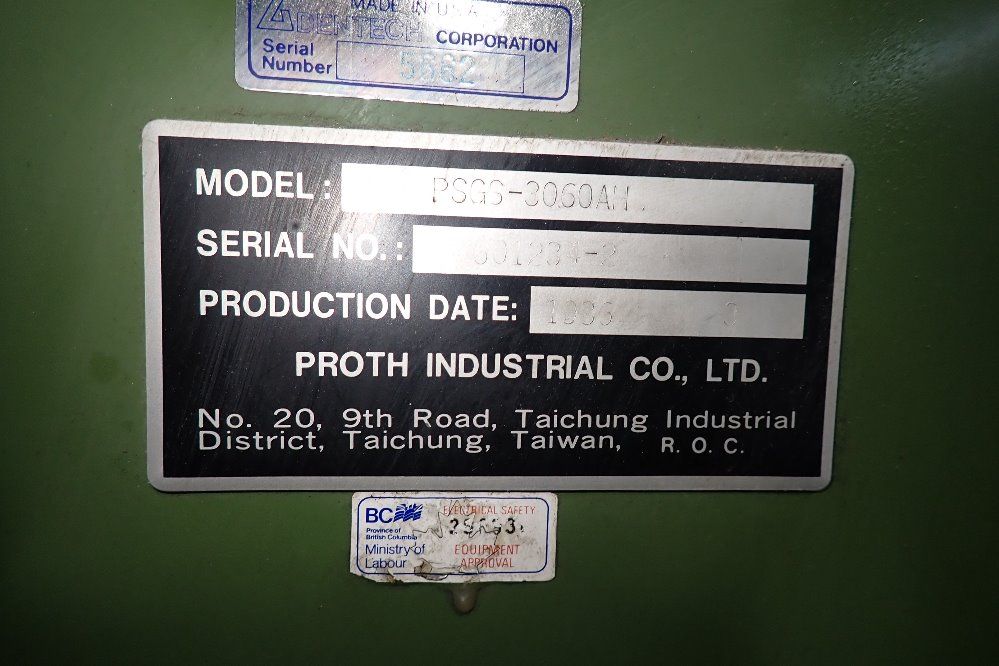 Proth 23" X 12" Surface Grinder - Psgs-30-60hh