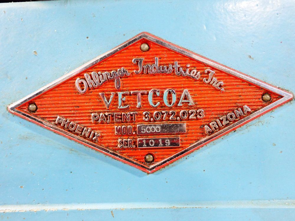 Vetcoa 12" Dia Rotary Index Table - 5000