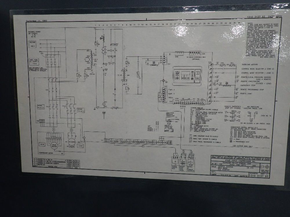 Atlas Copco 37 Gal Air Compressor - Ga37
