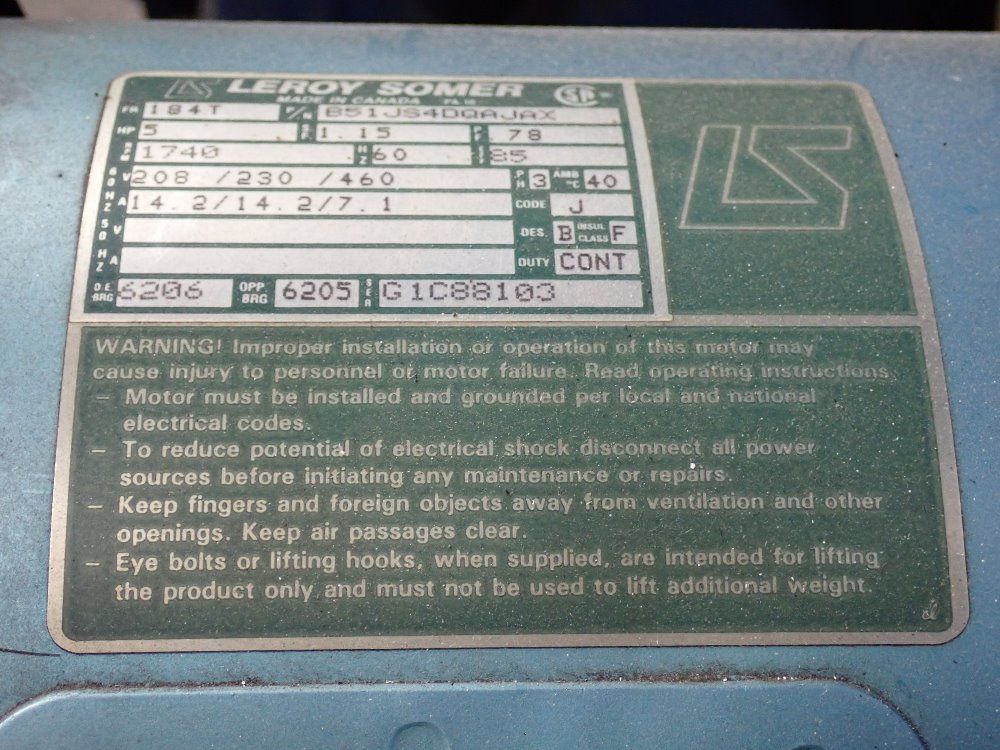 Amp 5 Hp Air Compressor - X53-c22a-80v