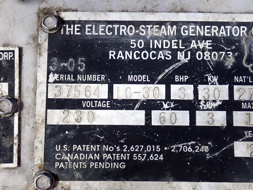 Electro-steam Steam Generator - Lg-30