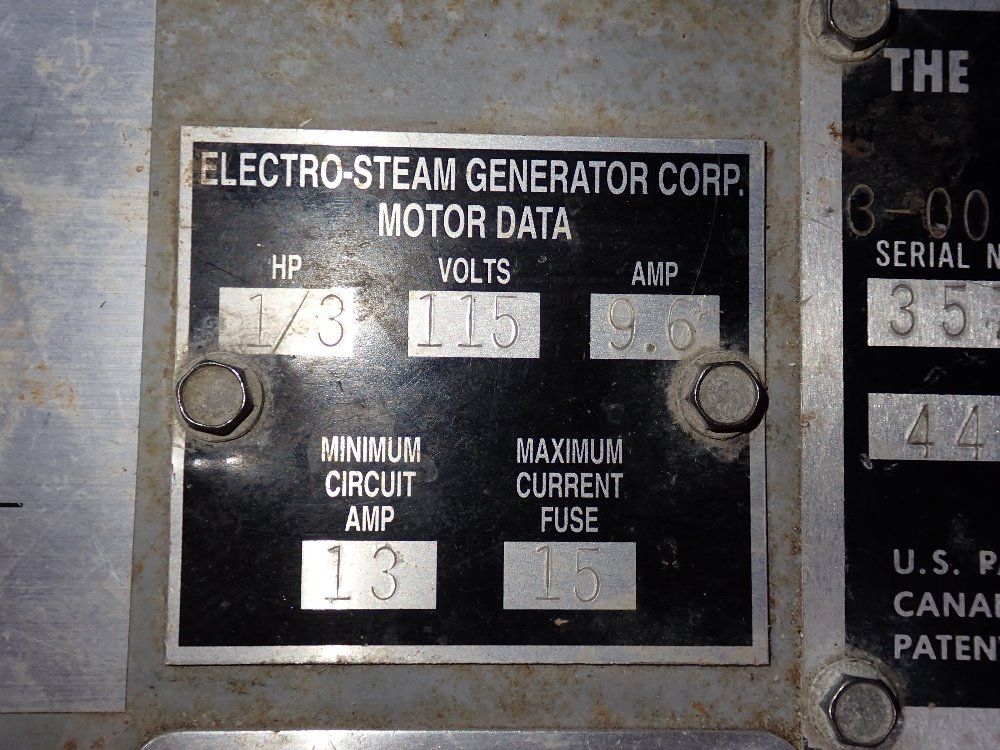 Electro-steam 1/3 Hp Steam Generator - Lb-80