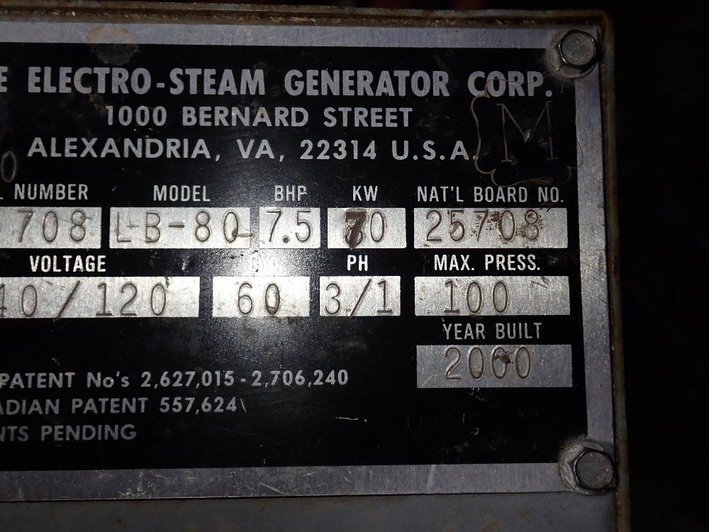 Electro-steam 1/3 Hp Steam Generator - Lb-80