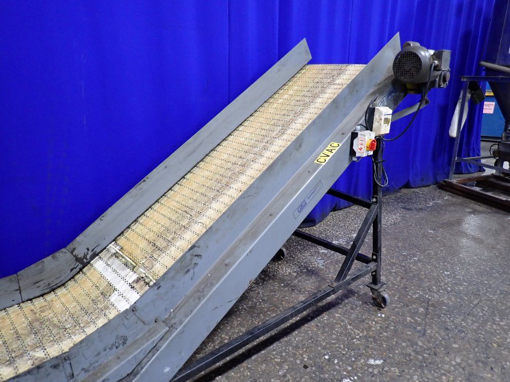 Laros Approx 146" X 26" Incline Belt Conveyor - E-527p-300-14.00-84-30