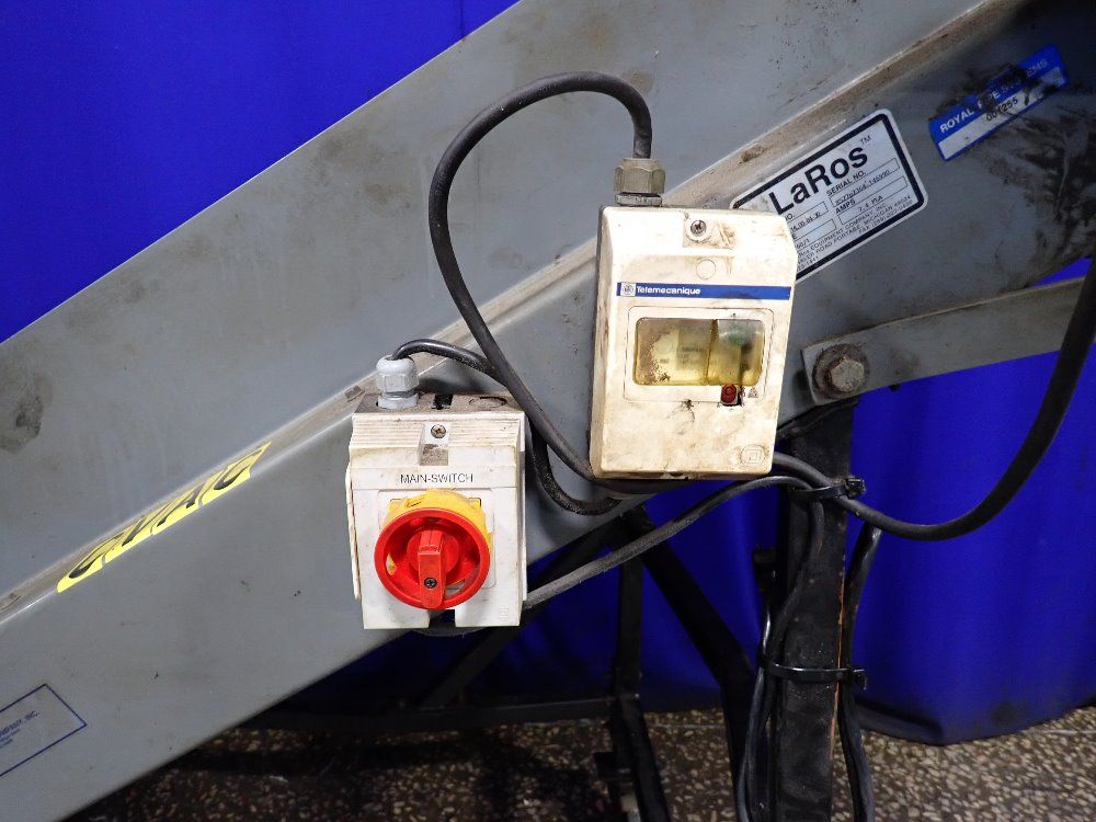 Laros Approx 146" X 26" Incline Belt Conveyor - E-527p-300-14.00-84-30