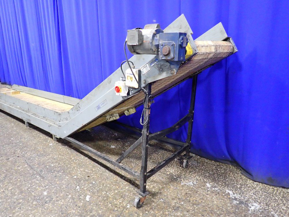 Laros Approx 146" X 26" Incline Belt Conveyor - E-527p-300-14.00-84-30