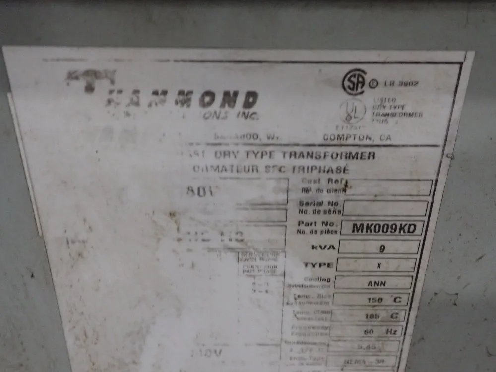 Hammond Transformer - Mk009kd