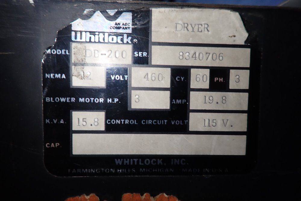Whitlock Dryer
