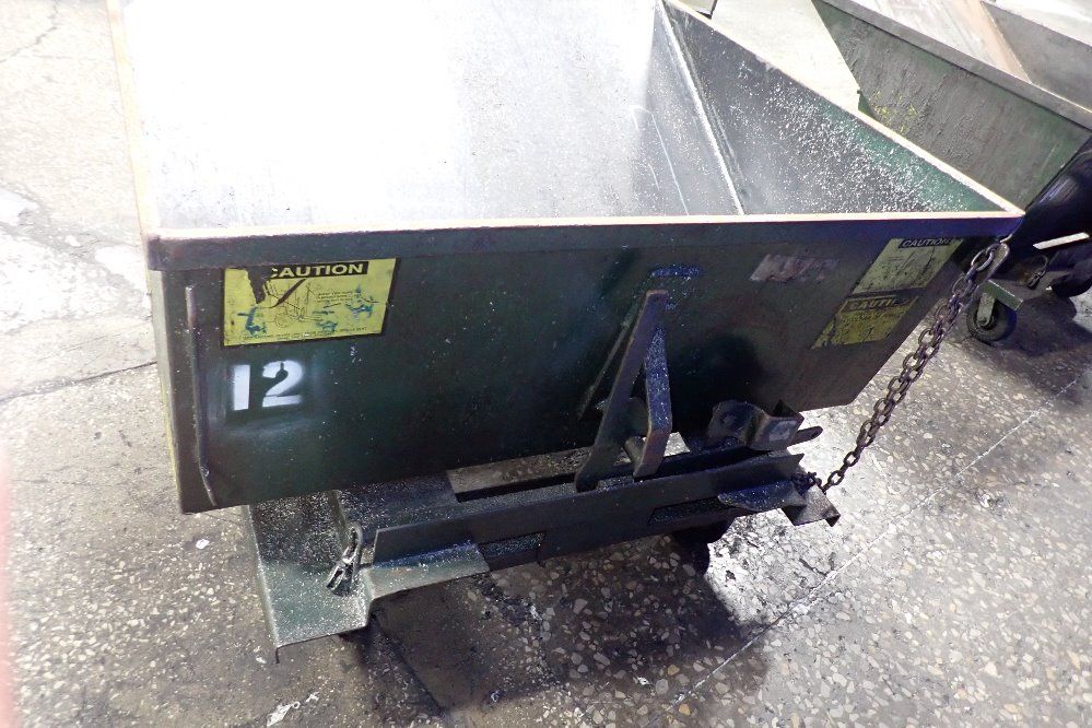 Jesco 1/2 Cu Yd / 4000# Self Dumping Hopper - 212311