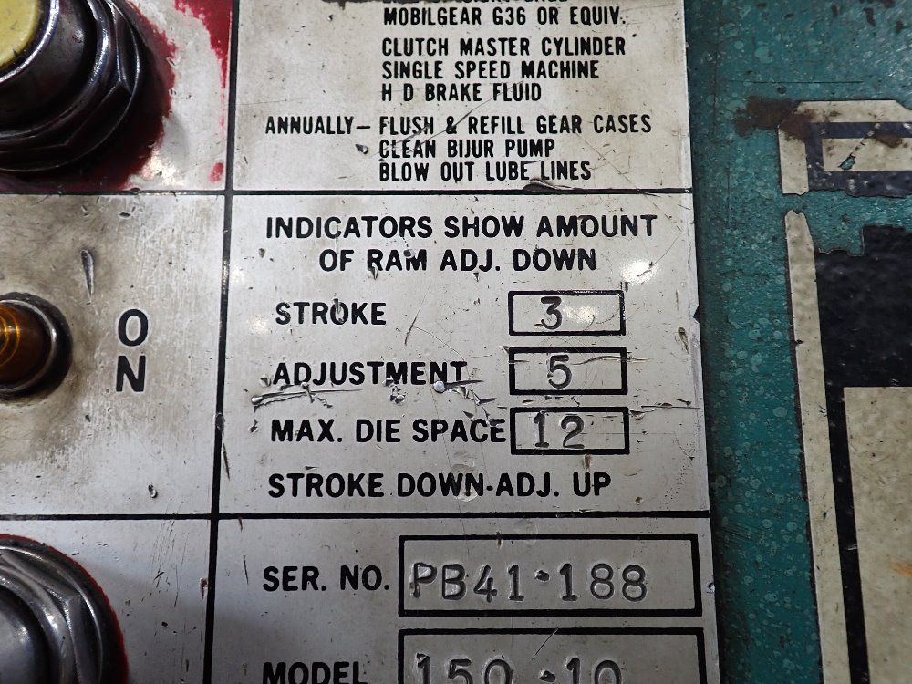 Wysong Press Brake - 150-10