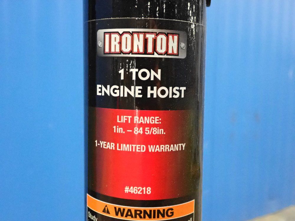 Ironton 1 Ton Engine Hoist - 46218