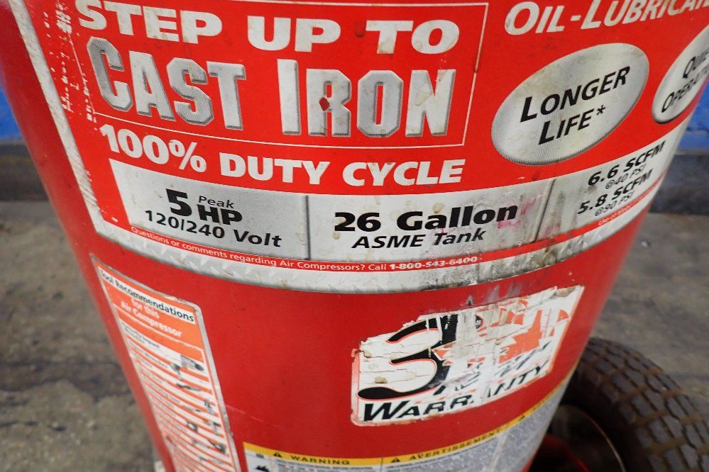 Husky 26 Gallons Air Compressor - Vt631502aj