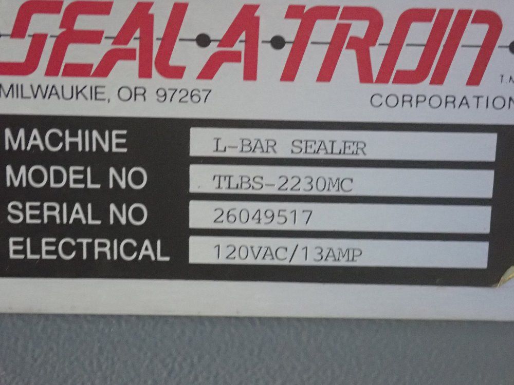 Seal A Tron Corrp. Shrink Tunnel W/l Bar Sealer - Tst-2410-lr15-vsa