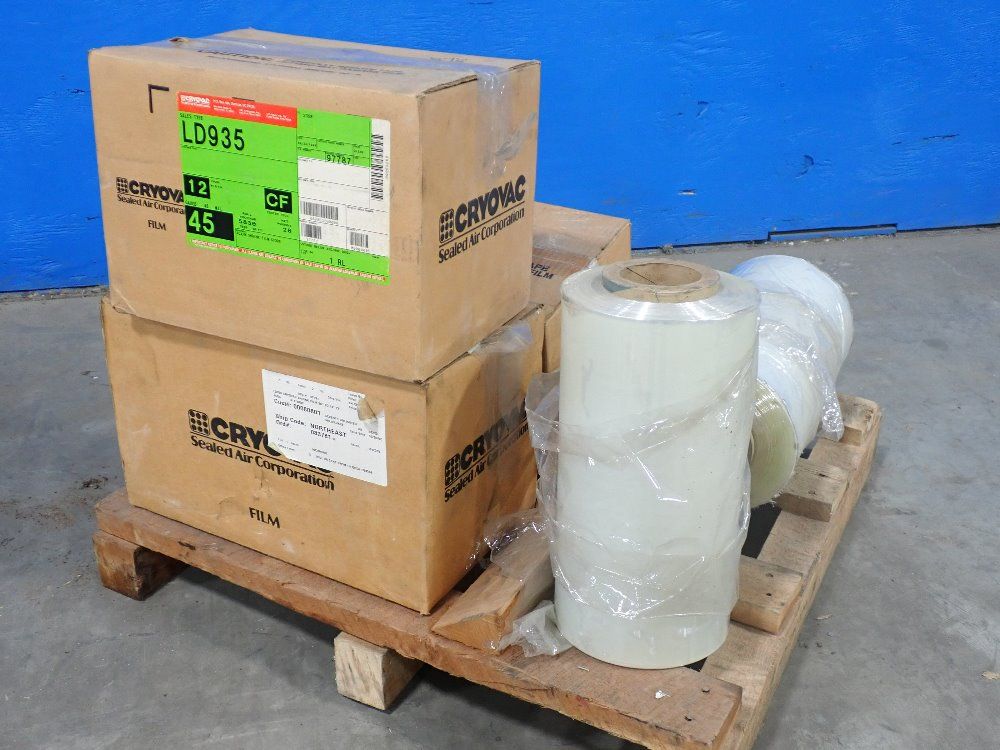 Cryovac Sealed Air Corp 12"w & 14"w/ 5830 Sq Ft Plain Shrink Film