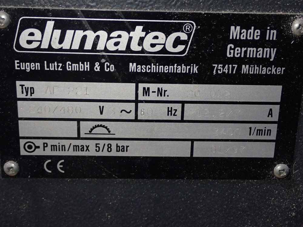 Elumatec Milling Machine