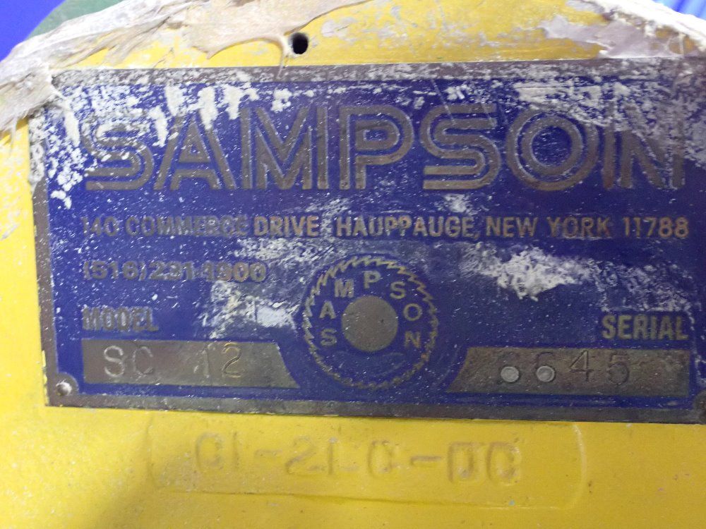 Sampson 12" Chop Saw - Sc 12