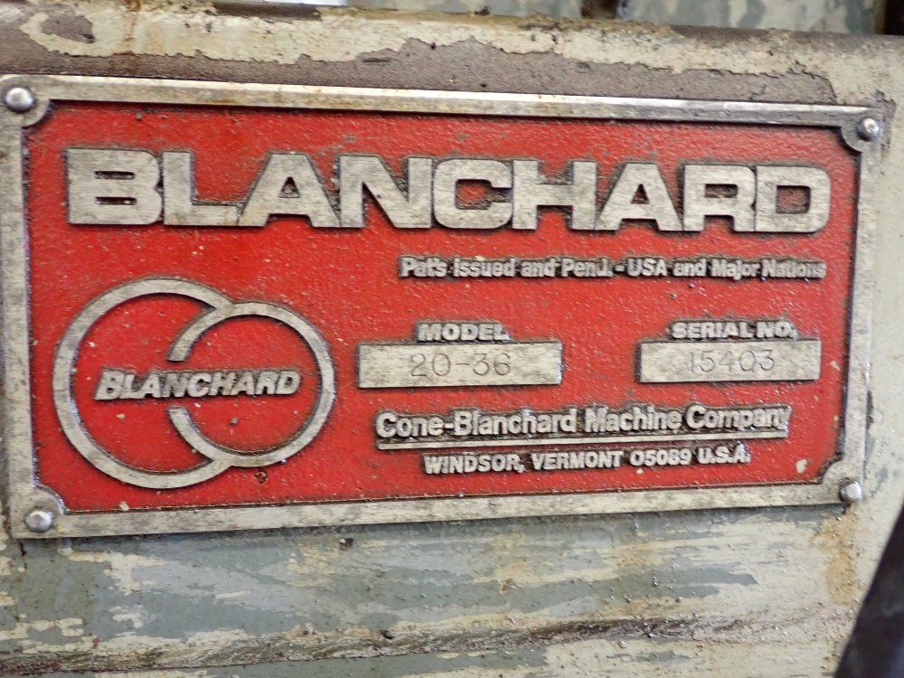 Blanchard 14"x37" Surface Grinder - 20-36