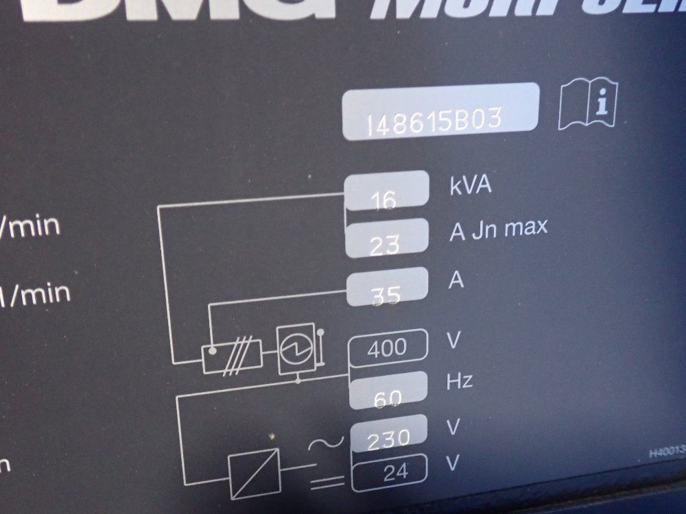 Mori Seiki 16 1/2" X 33" Cnc Vmc - Milltap 700