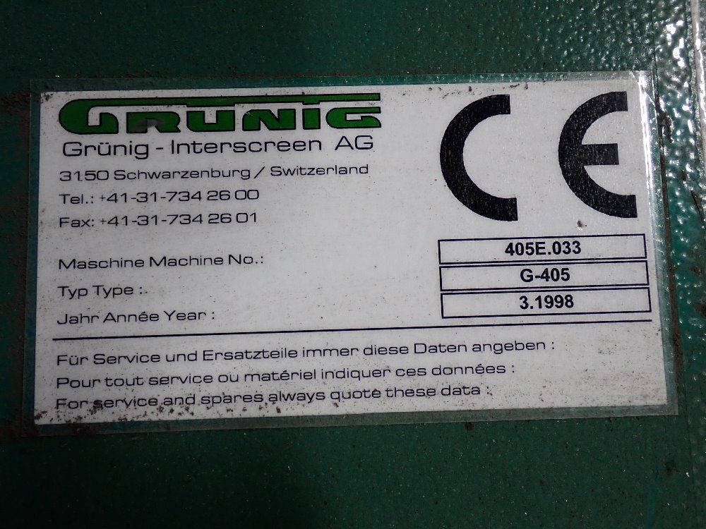 Grunig Coating Machine - G-405