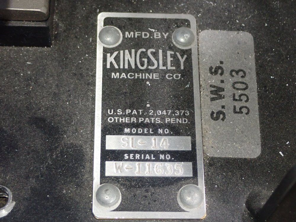 Kingsley Rotary Hot Stamper - Sl-14