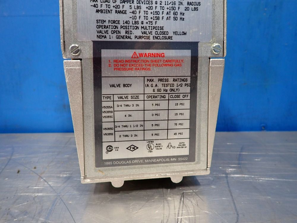 Honeywell Fluid Power Gas Valve - V4055a10313