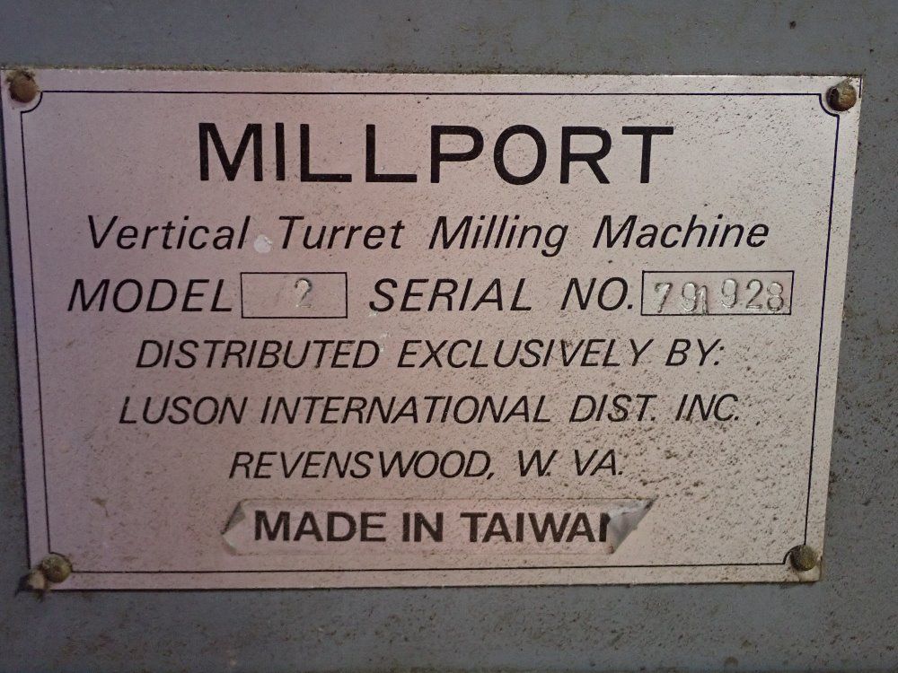 Millport 9" X 42" Table Vertical Mill - 2