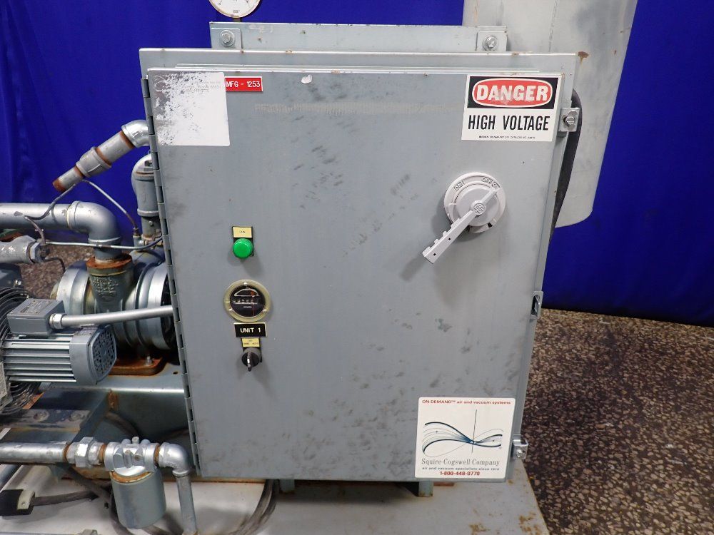 Square Cogswell 7.5 Hp Rotary Vane Pump