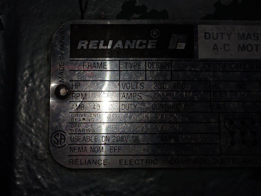Square Cogswell 7.5 Hp Rotary Vane Pump