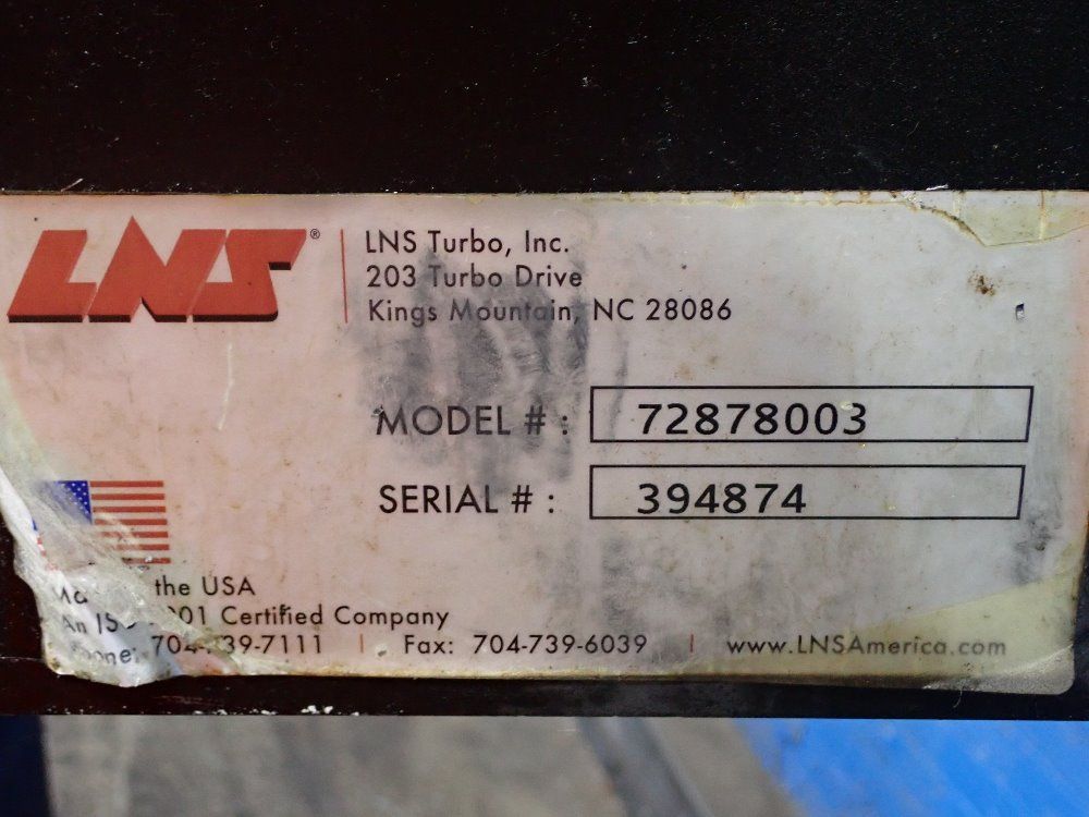 Lns Turbo 13" Incline Chip Conveyor - 72878003