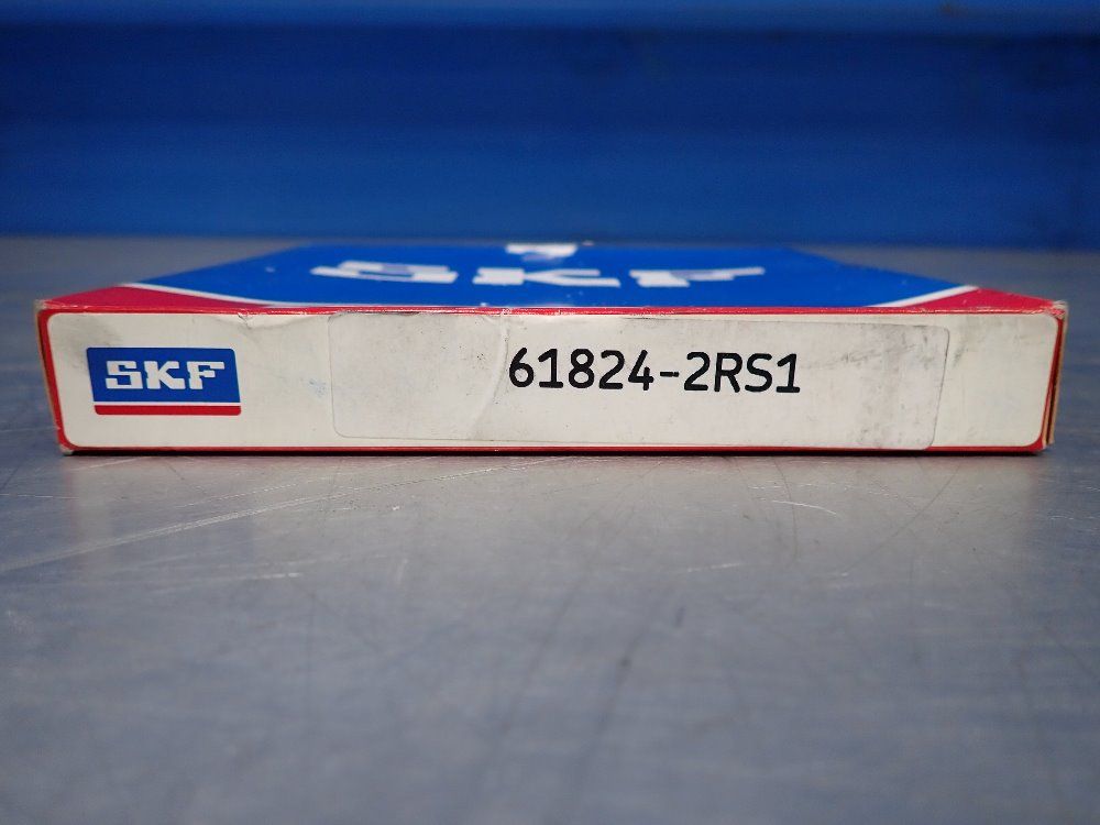 Skf 4.72" Bore Sealed Deep Groove Ball Bearing - 61824-2rs1