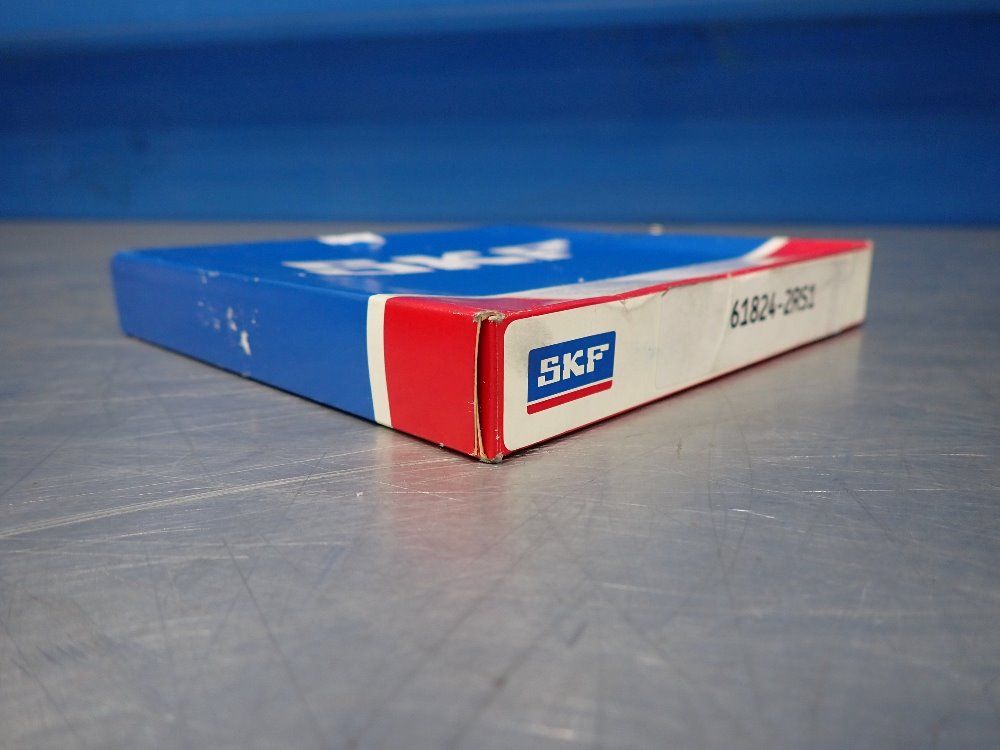 Skf 4.72" Bore Sealed Deep Groove Ball Bearing - 61824-2rs1